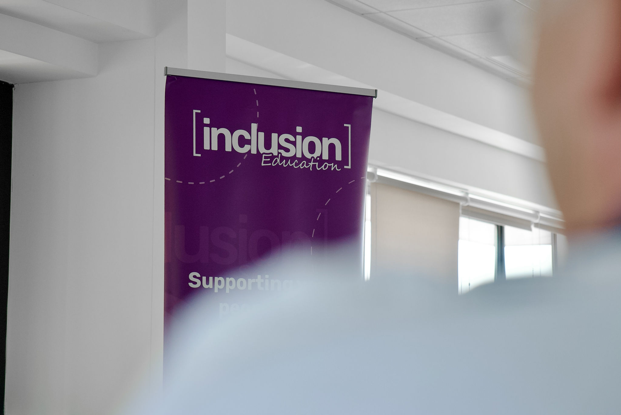 Roll up banner of Inclusion Education